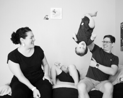 funny family photo session