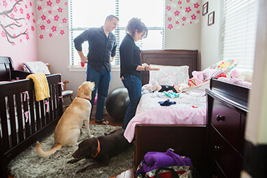 prepare for the in home photo shoot